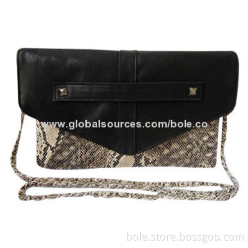 PU Handbag for Ladies, Customized Logo and Design